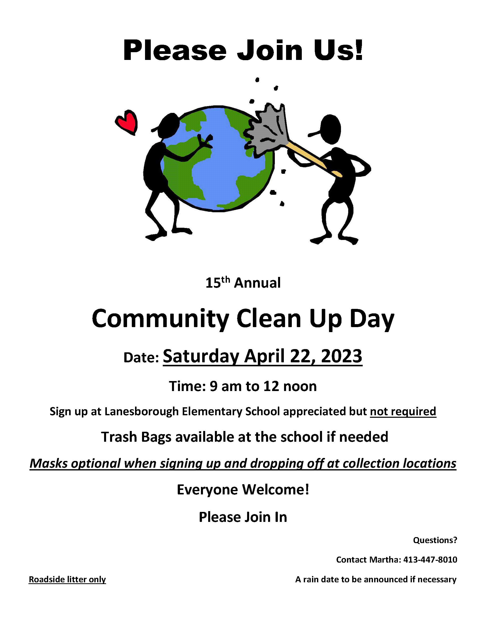 Clean up poster 2 Marys choice
